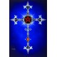 WATERMARK GREETING CARD PENTAGRAM CROSS